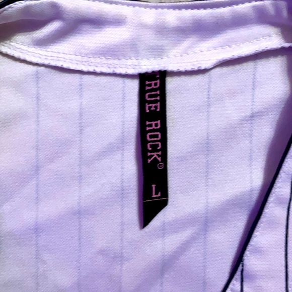 Chic New York Button up striped shirt Jersey - Picture 3 of 3